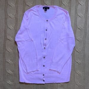Ann Taylor pink cardigan